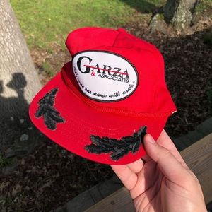 Vintage Leathe Strapback Hat